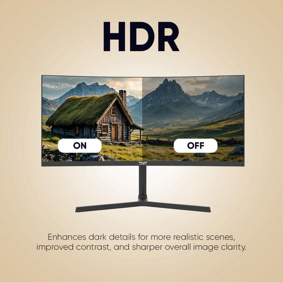 ARMAGGEDDON CURVED R1800 GAMING MONITOR PIXXEL+ 30' 200HZ BLACK
