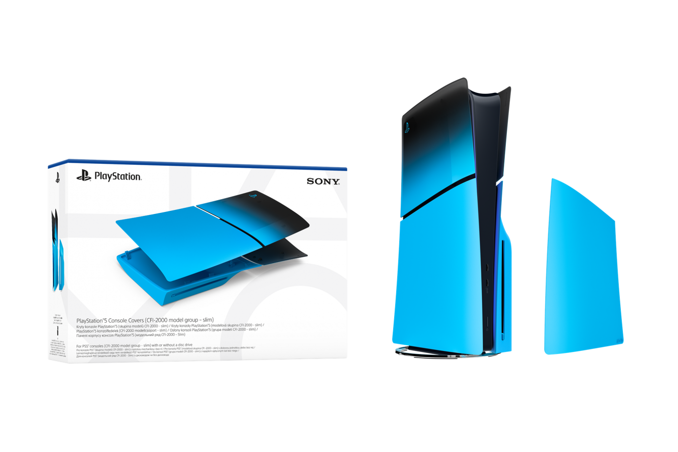 Sony Console Cover Hyperpop Rythm Blue PS5 
