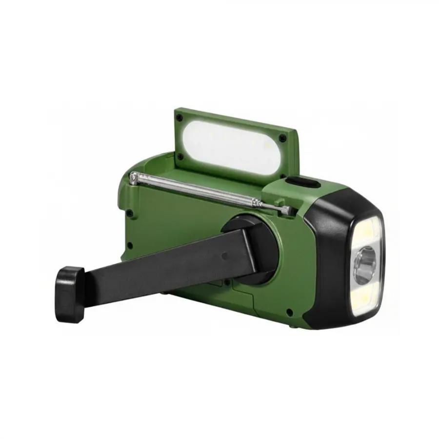 AIWA PORTABLE EMERGENCY RADIO WITH AM/FM RECEPTION GREEN