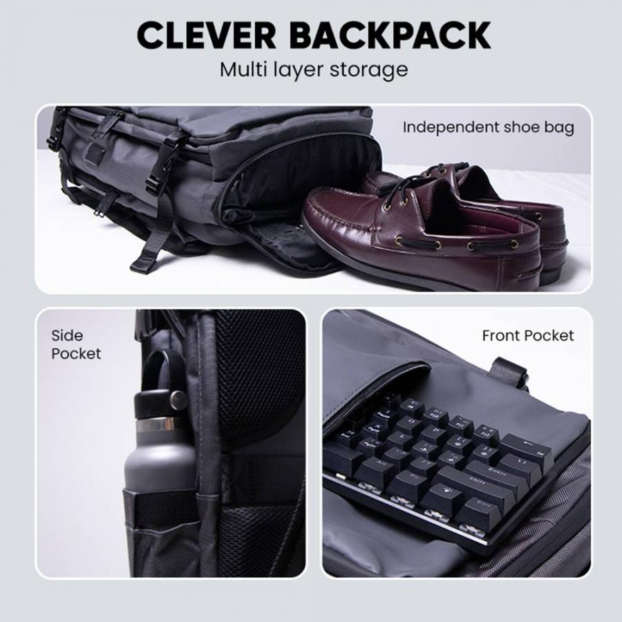 ARMAGGEDDON TRAVEL SPLASHPROOF BAKCPACK 15.6' NOMAD CARBON