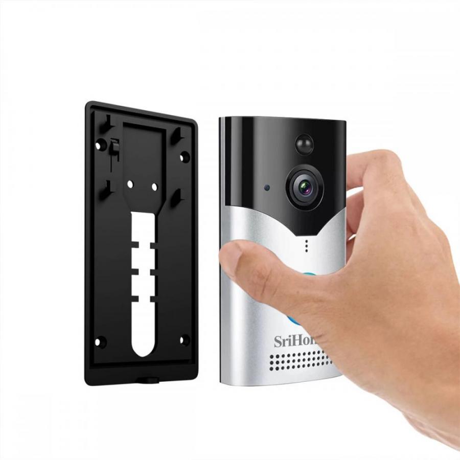 SRIHOME WIRELESS VIDEO INTERCOM SYSTEM DOORBELL CAMERA 4MP HD WIFI WHITE