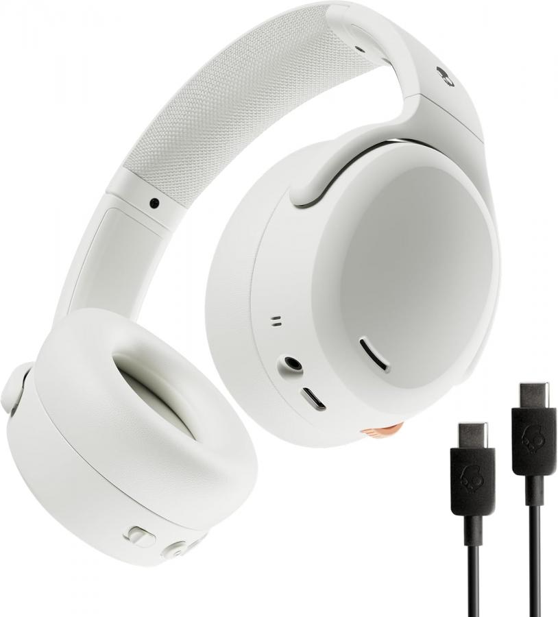 SKULLCANDY (S6CAW-S951) CRUSHER ANC 2 , WIRELESS WITH ACTIVE NOISE CANCELING HEADPHONES (BONE/ORANGE)
