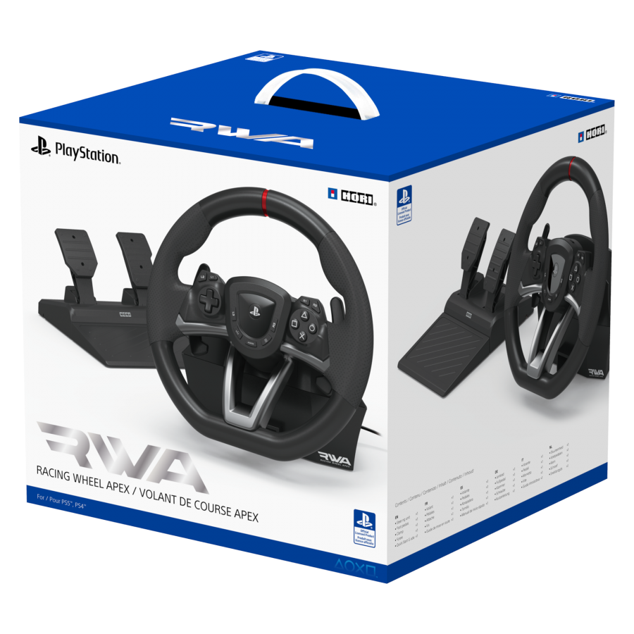 Hori New Racing Wheel  Apex PS5/PS4/PC Τιμονιέρα   (SPF-004U)  (Officially Licensed by Sony)