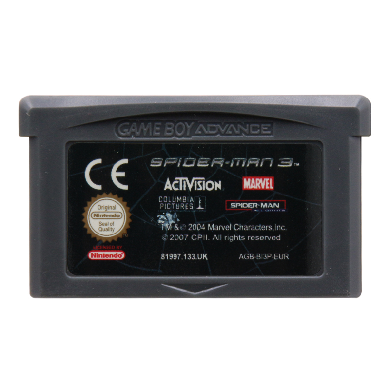 Spider-Man 3 GameBoy Advance UNBOXED
