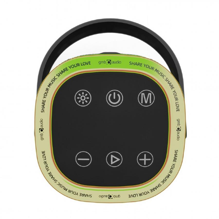 GEMBIRD BT5.3/FM/TF/USB/HANDFREE LED SPEAKER 10W BLACK