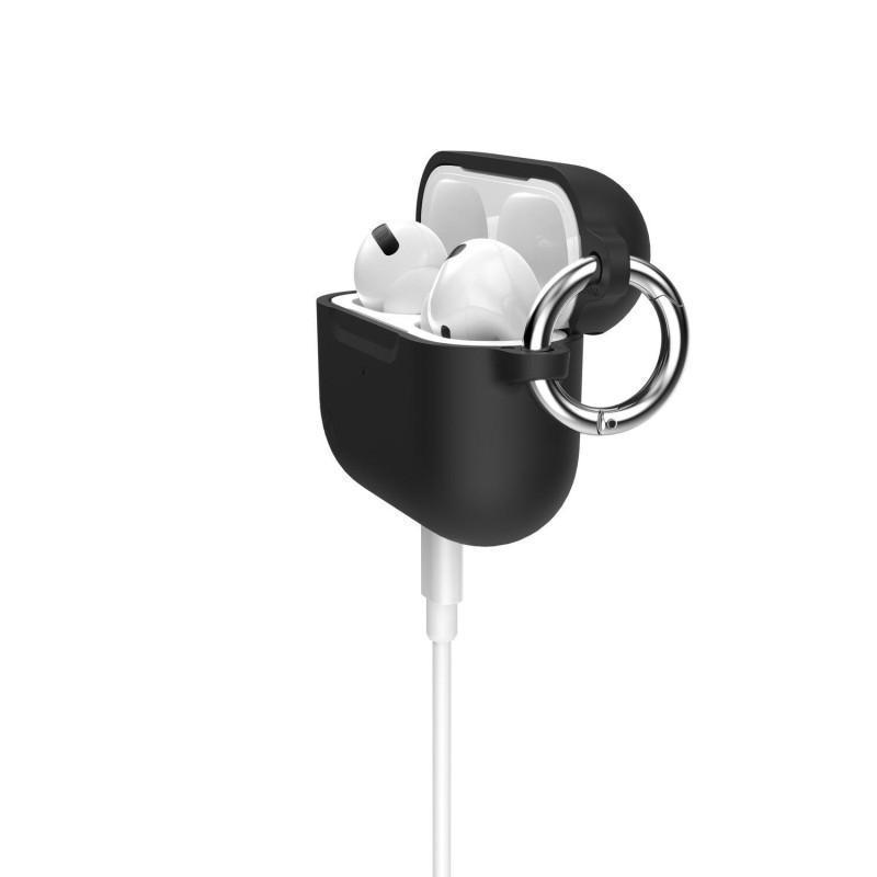 SPECK CASE (140773-1041) FOR AIRPODS PRO (1ST GENERATION) PRESIDIO WITH SOFT TOUCH COATRING (BLACK)