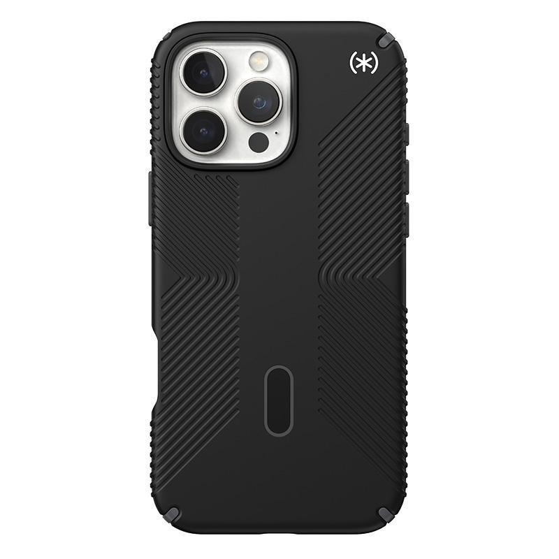SPECK IPHONE 16 PRO MAX CASE (150725-3205) PRESIDIO PRO GRIP + CLICKLOCK (BLACK / SLATE GREY)
