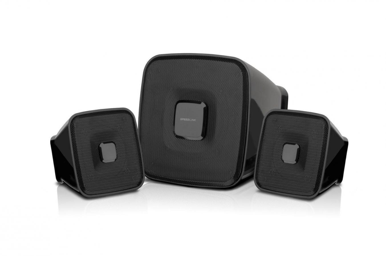 SPEEDLINK SL-8204-BK , QUAINT 2.1 SUBWOOFER SYSTEM, BLACK