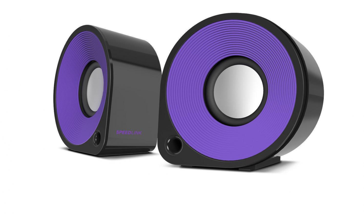 SPEEDLINK SL-810000-BKVT , ELLIPZ STEREO SPEAKERS, VIOLET