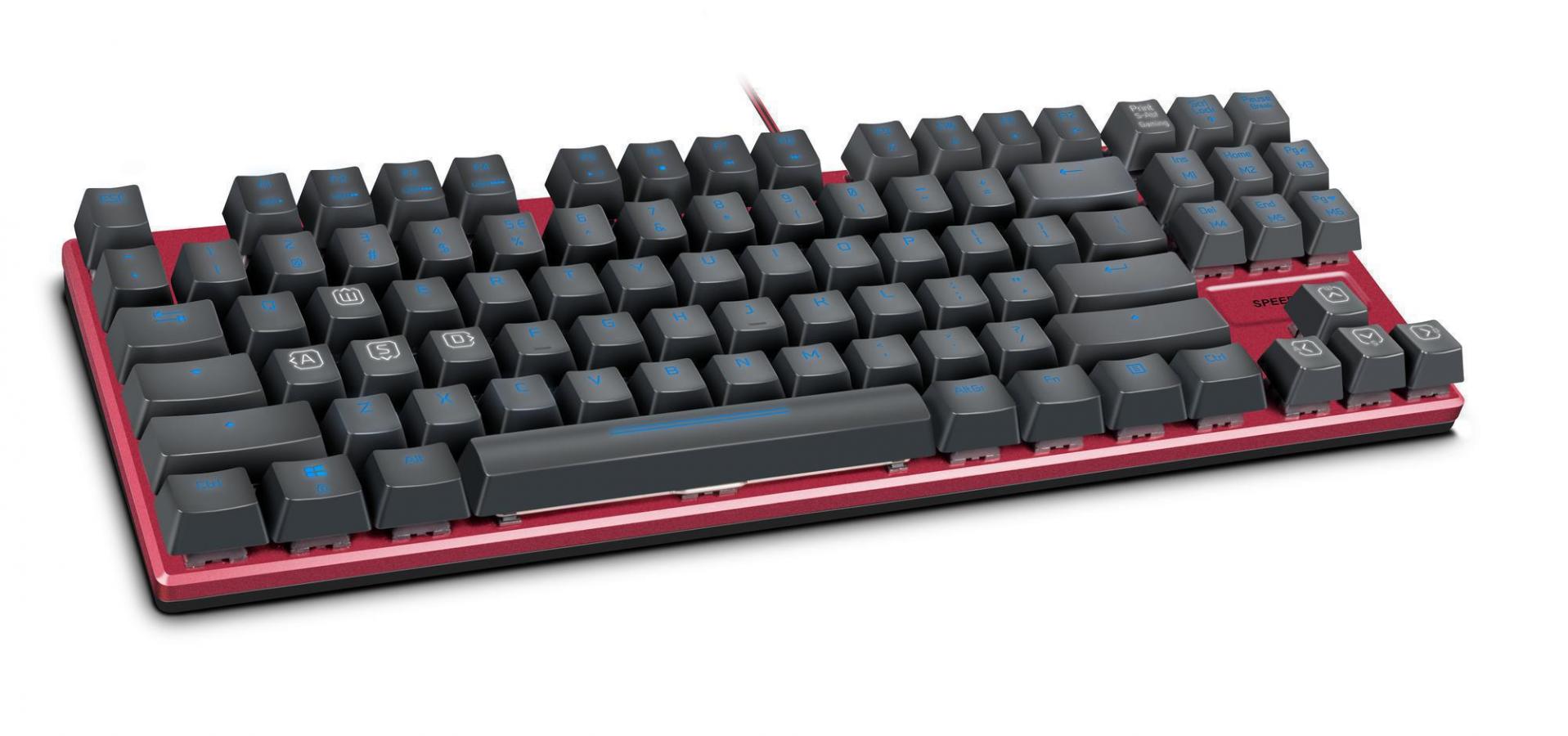 SPEEDLINK SL-670008-BKRD-US , ULTOR ILLUMINATED MECHANICAL GAMING KEYBOARD