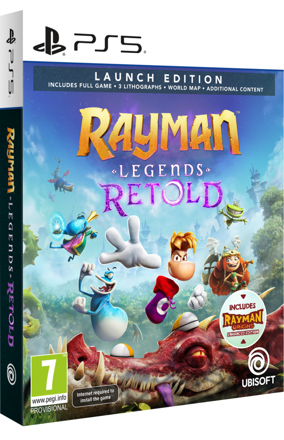Rayman Legends Retold Launch Edition  PS5 NEW