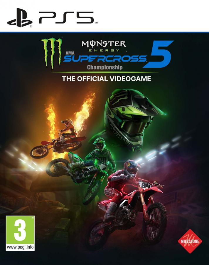 Monster Energy Supercross 5 PS5 NEW