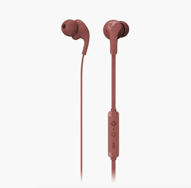 Fresh N Rebel Flow Tip Headphones Safari Red