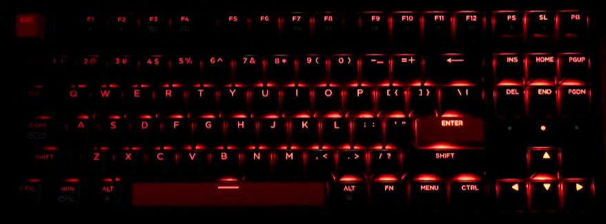 Keychron K8 V2 (K8X-C1) QMK Wireless Mechanical Keyboard Red Switch RGB 80% US Lay Aluminum Frame