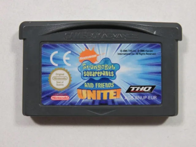 Spongebob Squarepants And Friends Unite! GameBoy Advance UNBOXED