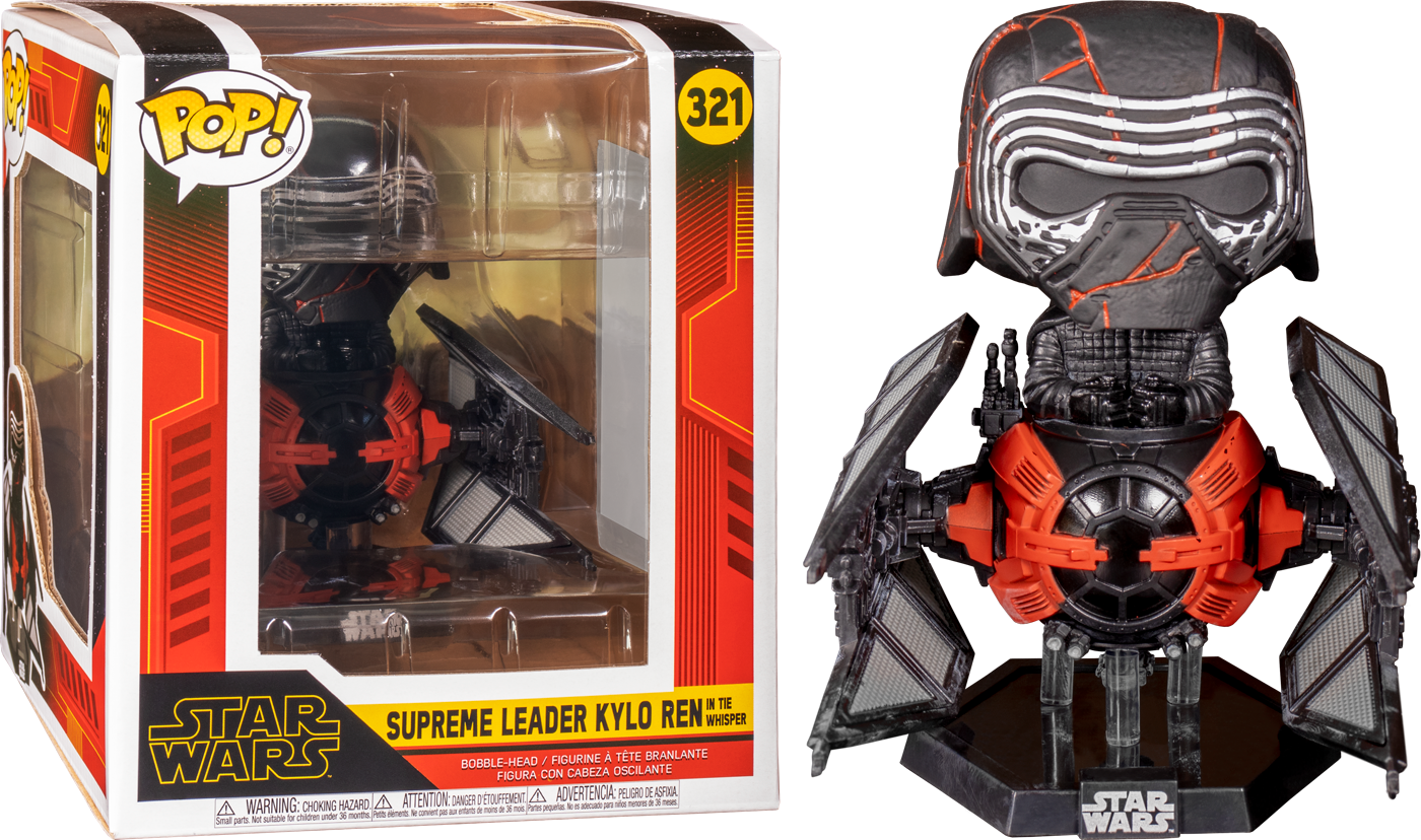 POP! Deluxe: Star Wars Ep 9 - Supreme Leader Kylo Ren In The Whisper#321 Vinyl Figure