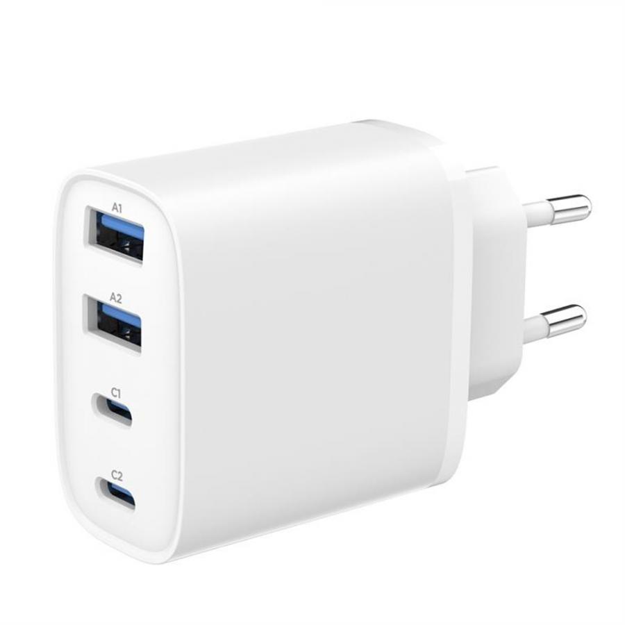 GEMBIRD 4-PORT 40W GAN USB POWER DELIVERY FAST CHARGER WHITE