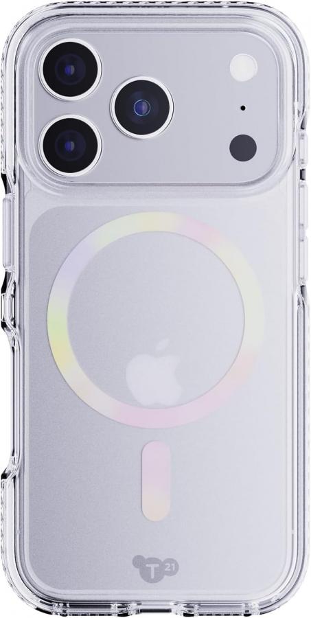 TECH21 IPHONE 17 PRO CASE (T21-11353) EVOCRYSTAL W/MAGSAFE IRIDESCENT