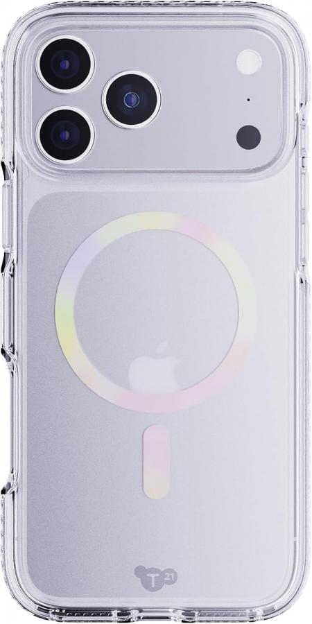 TECH21 IPHONE 17 PRO MAX CASE (T21-11357) EVOCRYSTAL W/MAGSAFE IRIDESCENT