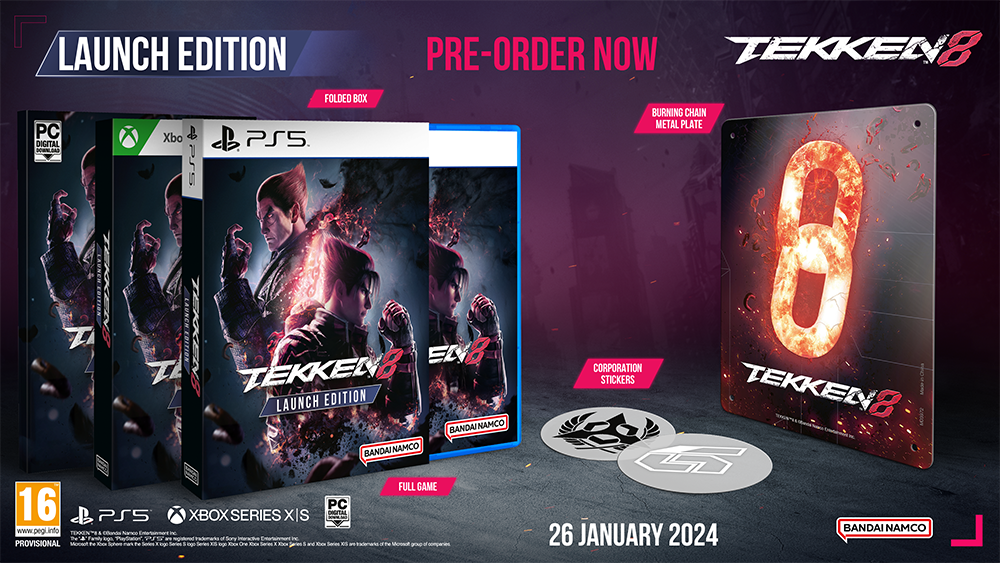 Tekken 8  Day1 Launch Edition   PC  NEW  