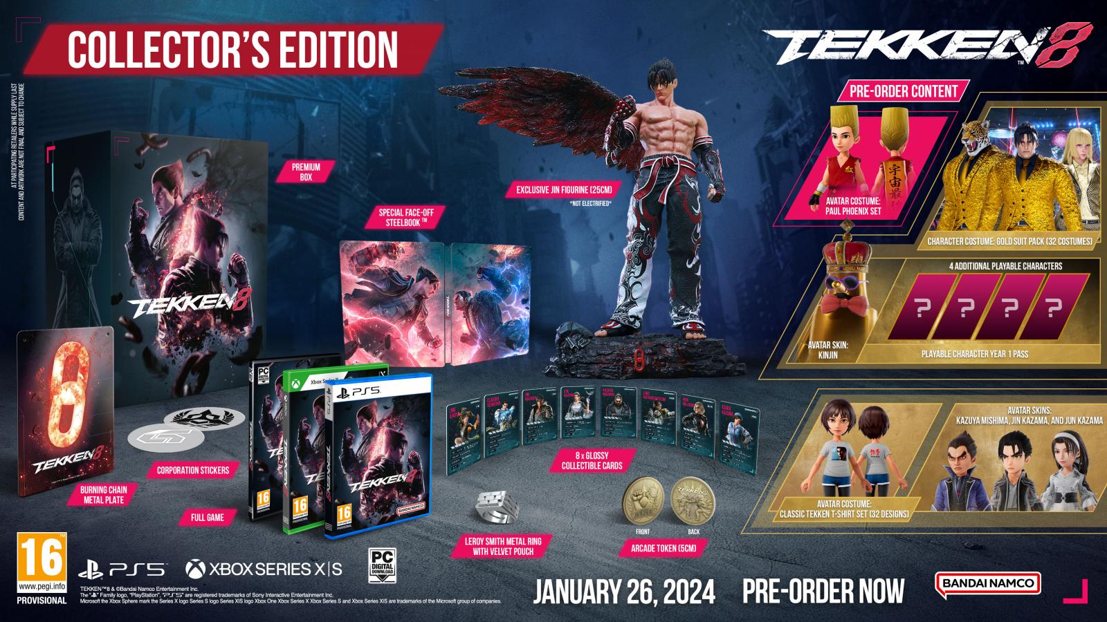 Tekken 8 Collector's Edition PC NEW
