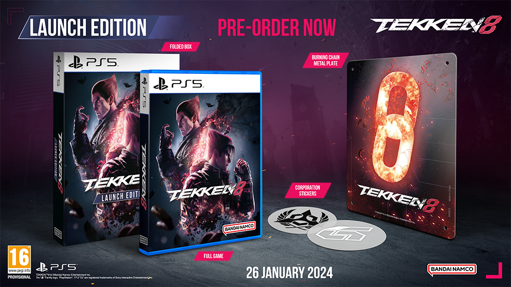 Tekken 8  Day1 Launch Edition  PS5  NEW  