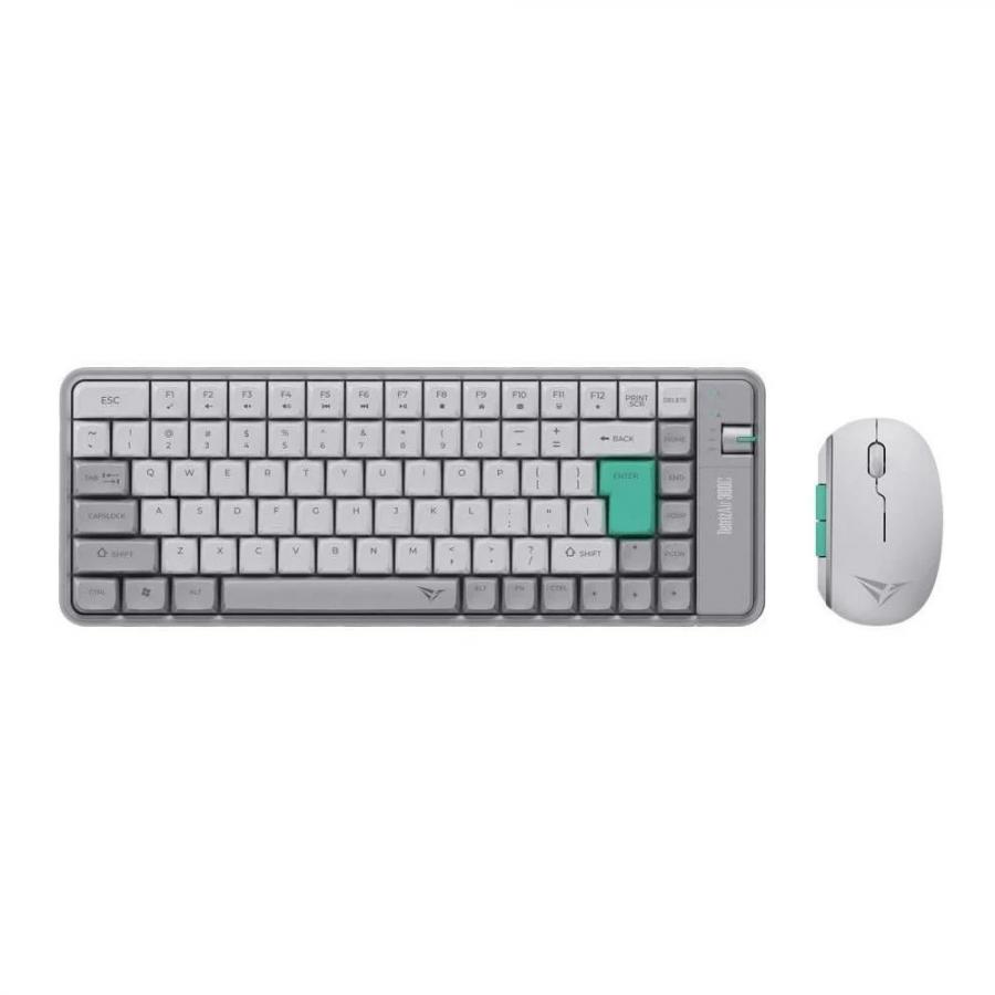 ALCATROZ BT5.3/2.4G MULTI-DEVICE RECHARGEABLE KEYBOARD & MOUSE TETRIZ AIR 300C WINTER WHITE