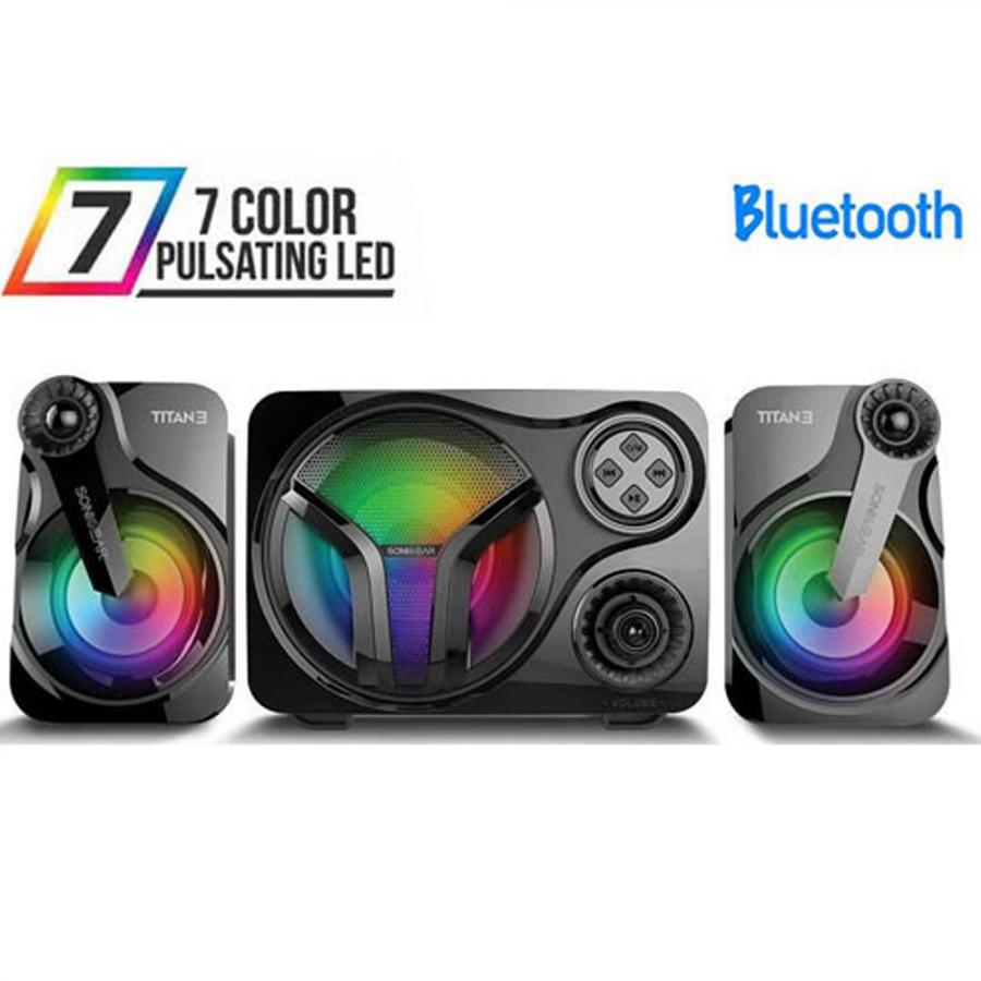 SONIC GEAR STEREO BLUETOOTH 2.1 SPEAKER SYSTEM TITAN 3
