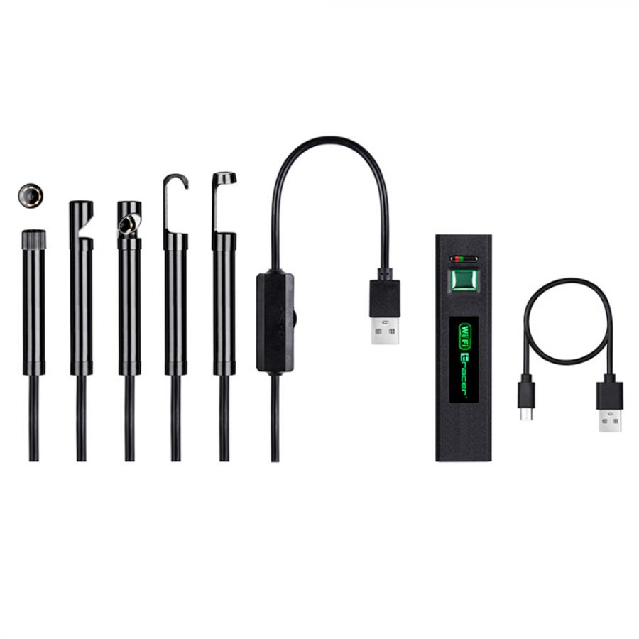 TRACER ENDOSCOPE 8MM LED WIFI CAMERA HARDWIRE 5M BLACK