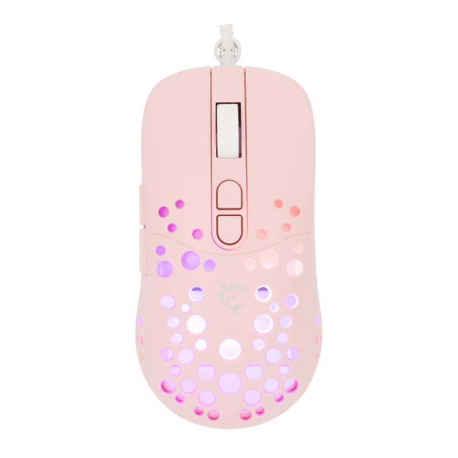 WHITE SHARK RGB GAMING MOUSE GM-9004 12800DPI PINK