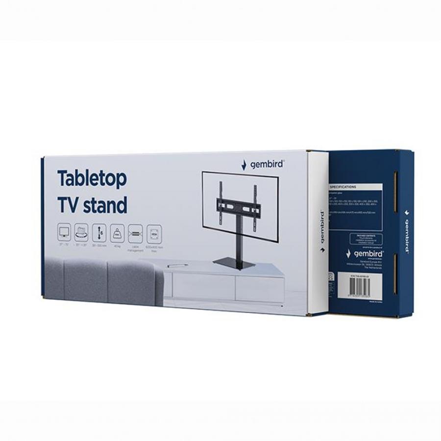 GEMBIRD TABLETOP TV STAND 37'-75' VESA 600X400 BLACK
