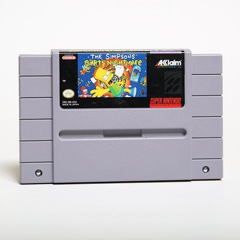 The Simpsons: Bart's Nightmare SNES UNBOXED (NTSC)  (ΠΡΟΣΟΧΗ ΔΕΝ ΠΑΙΖΕΙ ΣΕ ΕΥΡΩΠΑΙΚΕΣ ΚΟΝΣΟΛΕΣ)