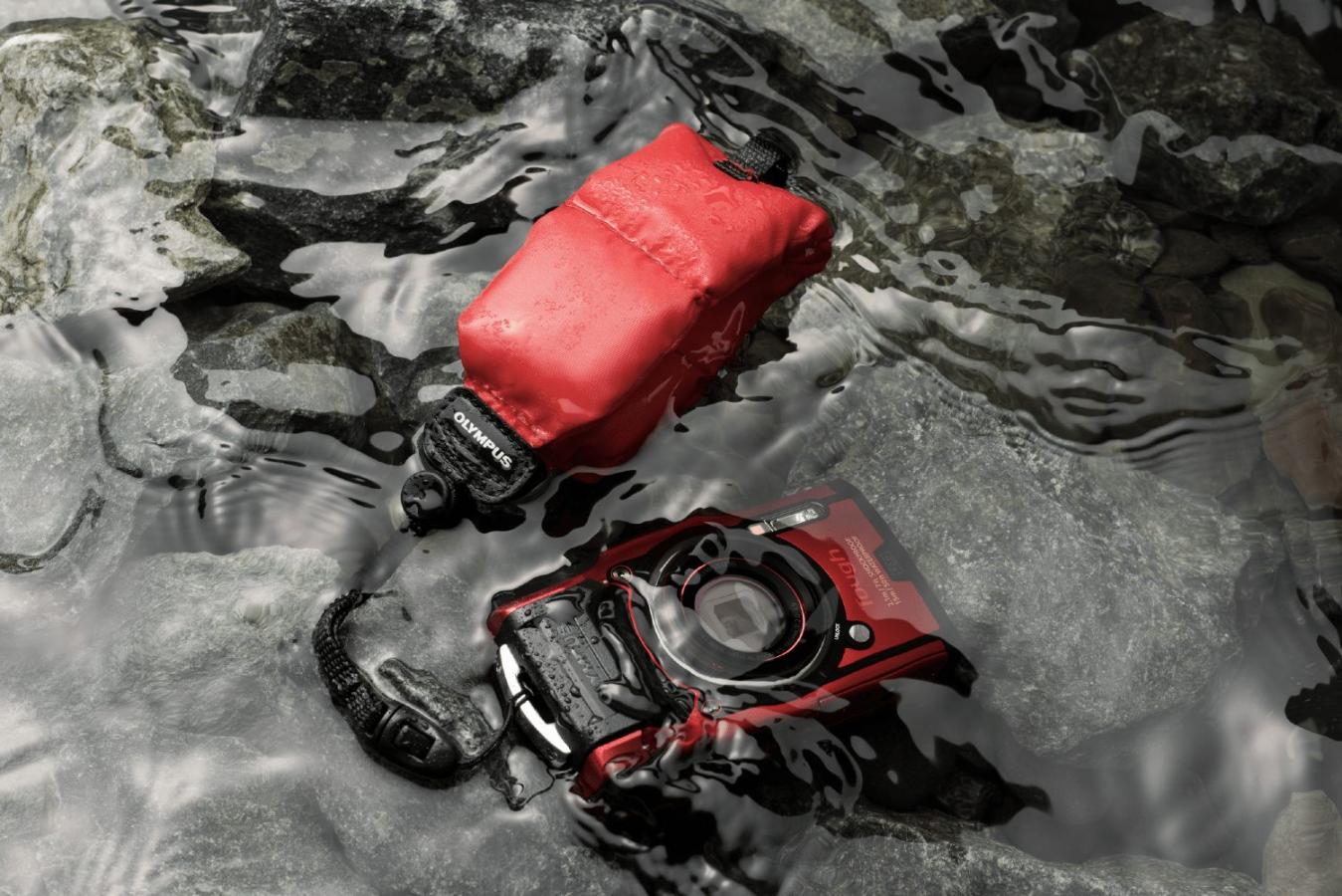Olympus CHS-09 Floating Handstrap (red) for Tough series