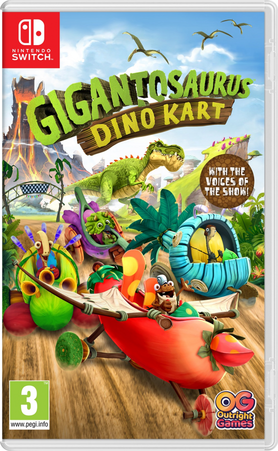 Gigantosaurus: Dino Kart Nintendo Switch NEW