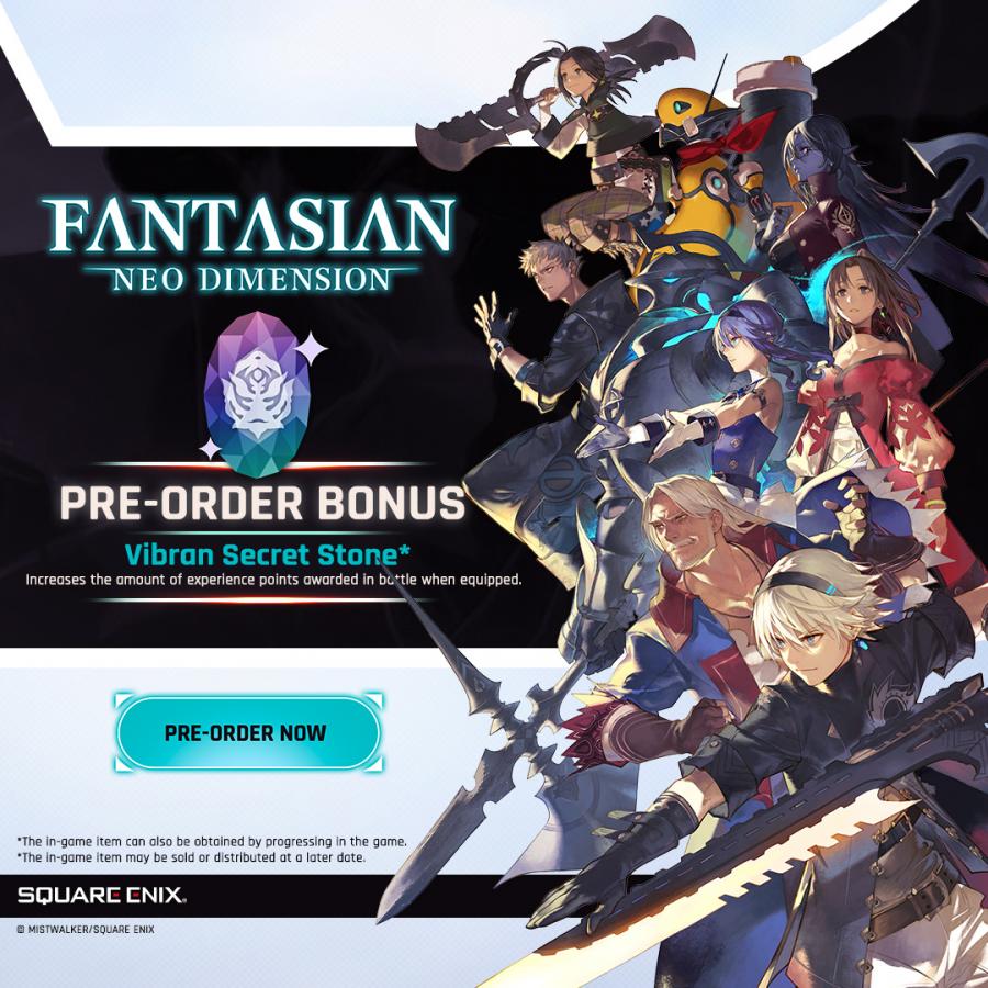 Fantasian Neo Dimension  Nintendo Switch  NEW  