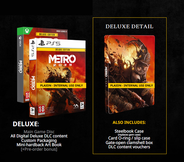 Metro 2039 - Deluxe Edition Xbox Series X NEW