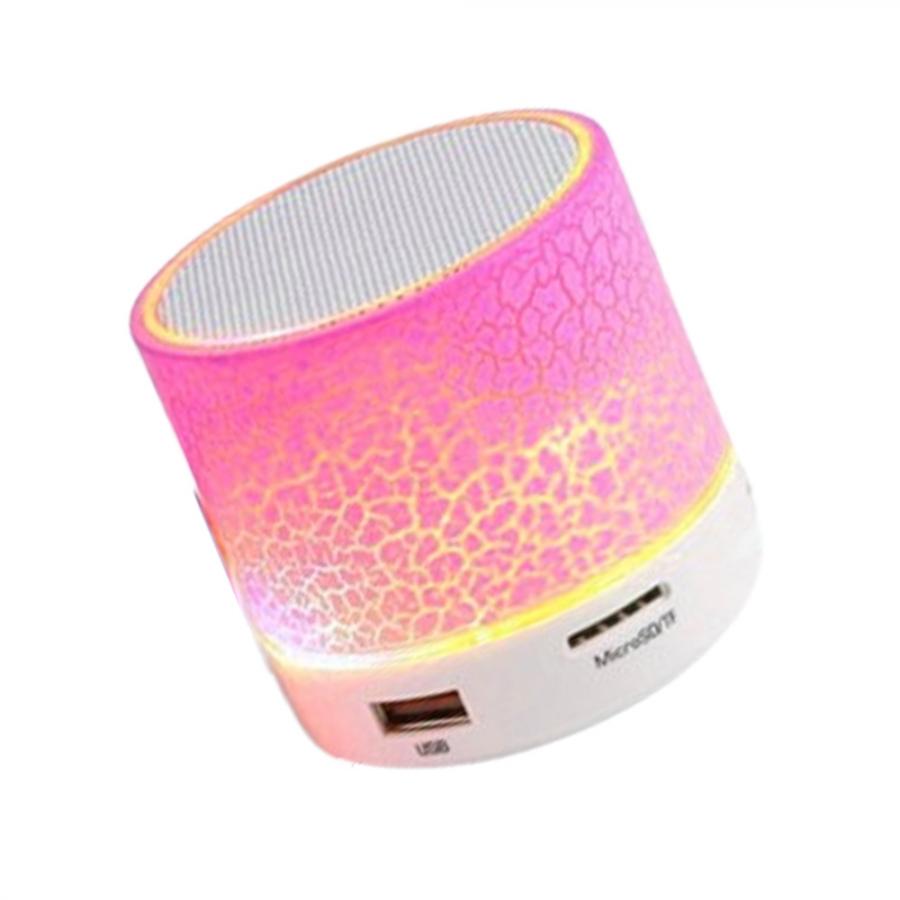 LAMTECH BLUETOOTH SPEAKER LED LIGHT WITH FM PINK