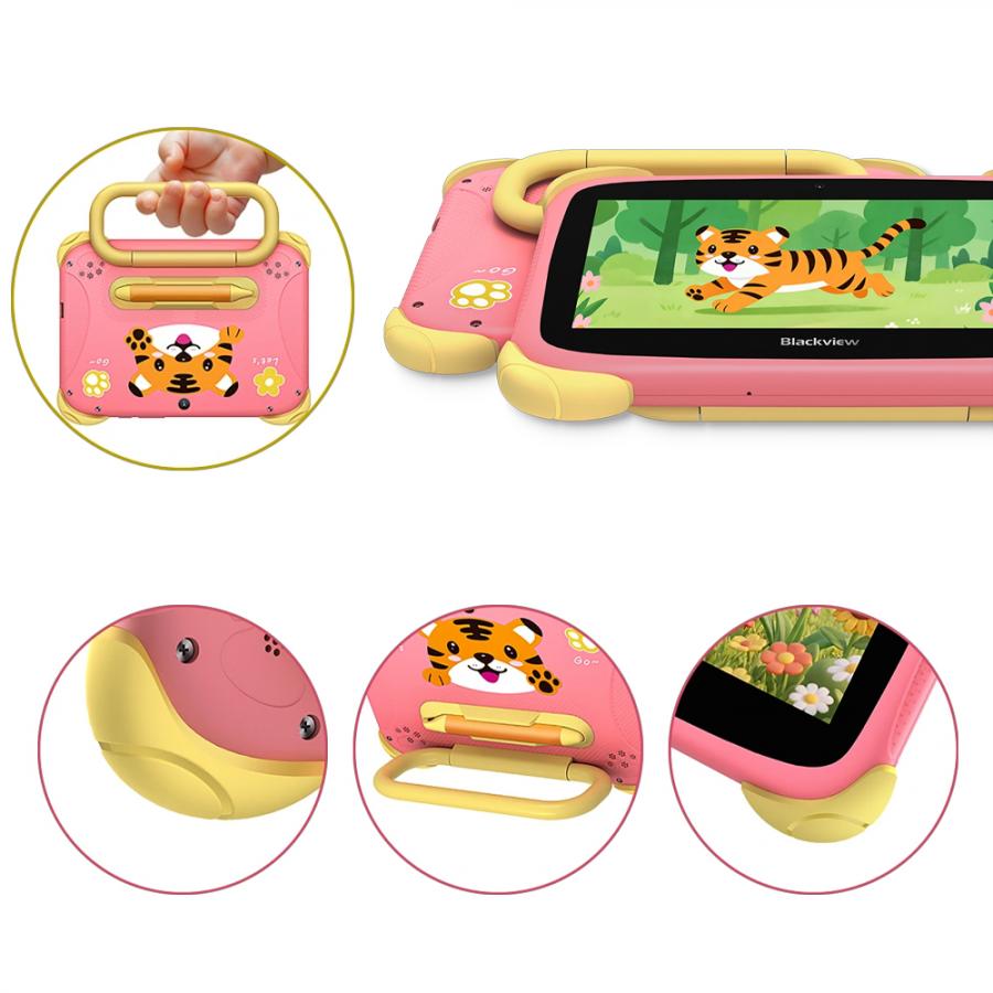 BLACKVIEW QUAD-CORE KID TABLET 7-INCH (3GB+32GB) WIFI ANDROID 16 SWEET PINK