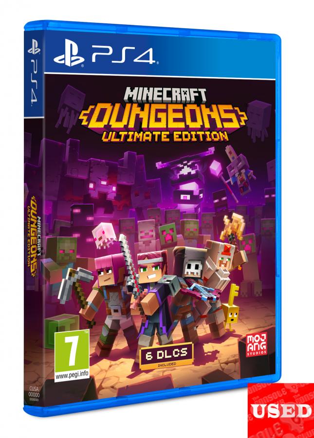 Minecraft Dungeons Ultimate Edition  PS4 USED