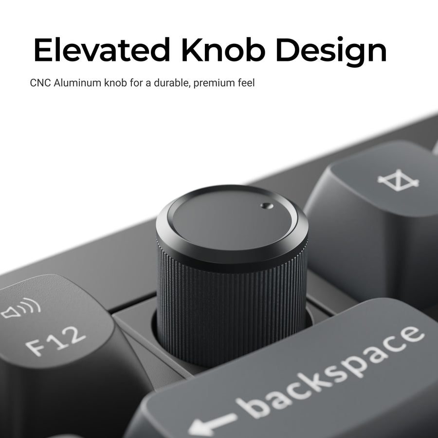 Keychron V6 Ultra (V6U-D3) QMK/VIA Wireless Custom Mechanical Keyboard Brown Switch RGB 100% US