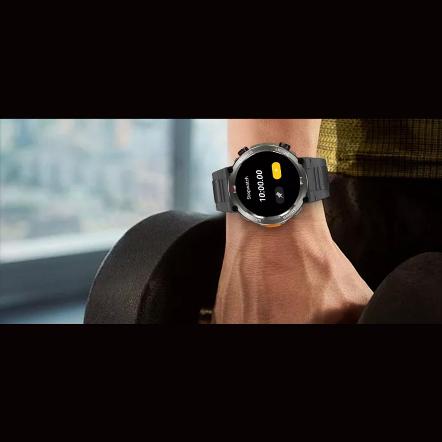 BLACKVIEW MULTI-FUNCTION SMARTWATCH WITH FLASH LIGHT AND GR MENU BLACK