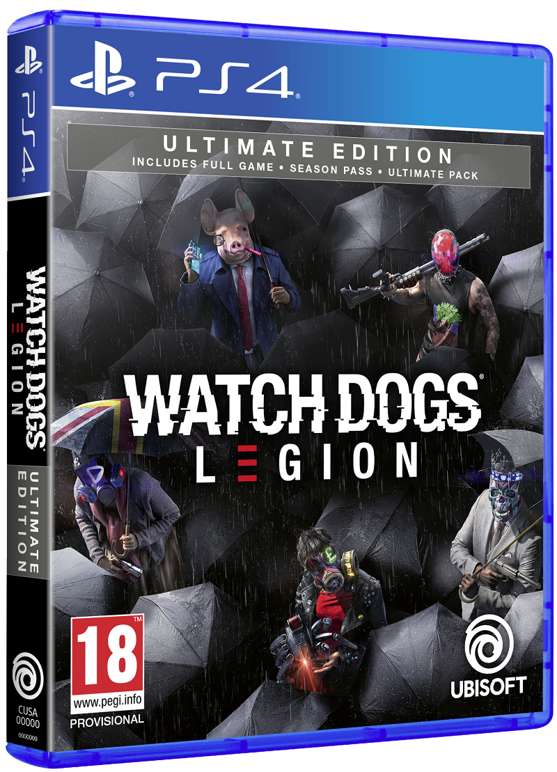 Watch Dogs Legion Ultimate Edition ( PS5  Compatible )  PS4 NEW  