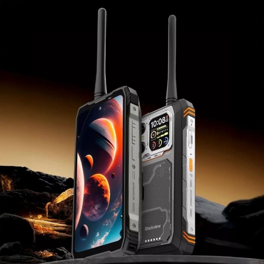 BLACKVIEW 5G WALKIE TALKIE RUGGED SMARTPHONE (16GB+512GB) NFC BLACK