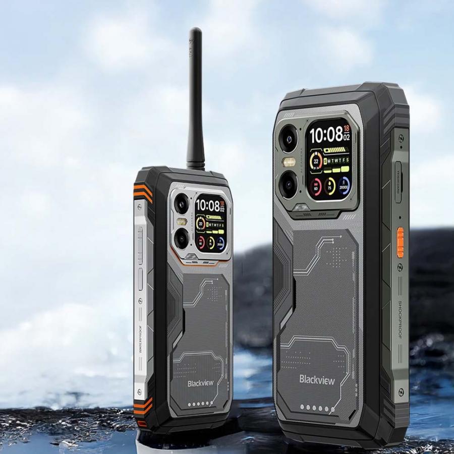 BLACKVIEW 5G WALKIE TALKIE RUGGED SMARTPHONE (16GB+512GB) NFC BLACK