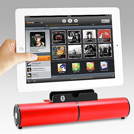 Wireless Bluetooth Speaker HS100 Tabs/Phones Red
