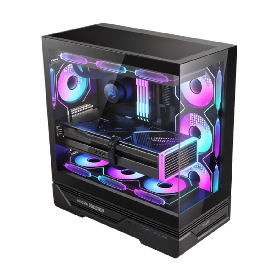 ARMAGGEDDON GAMING FULL ATX PC CASE AQUARON XTREME X10 BLACK