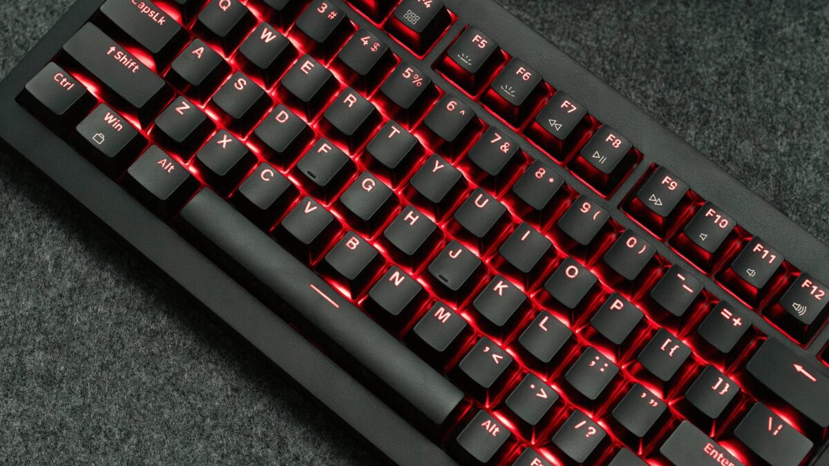 Lemokey X4 QMK (X4-A3) Wired Mechanical Keyboard 75% Brown Switch US Layout