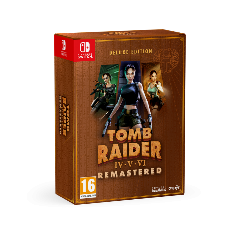 Tomb Raider IV-VI  Remastered Starring Lara Croft  Deluxe Edition  Nintendo Switch NEW 