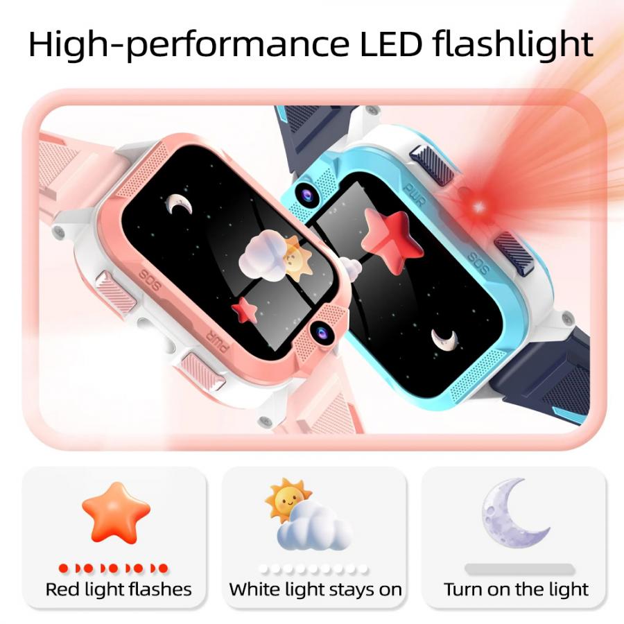 BLACKVIEW 4G KID WIFI WATERPROOF IP68 SMARTWATCH WITH LANYARD BLUE