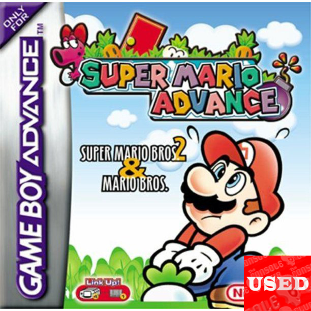 Super Mario Advance : Super Mario Bros 2 & Mario Bros GameBoy Advance USED 